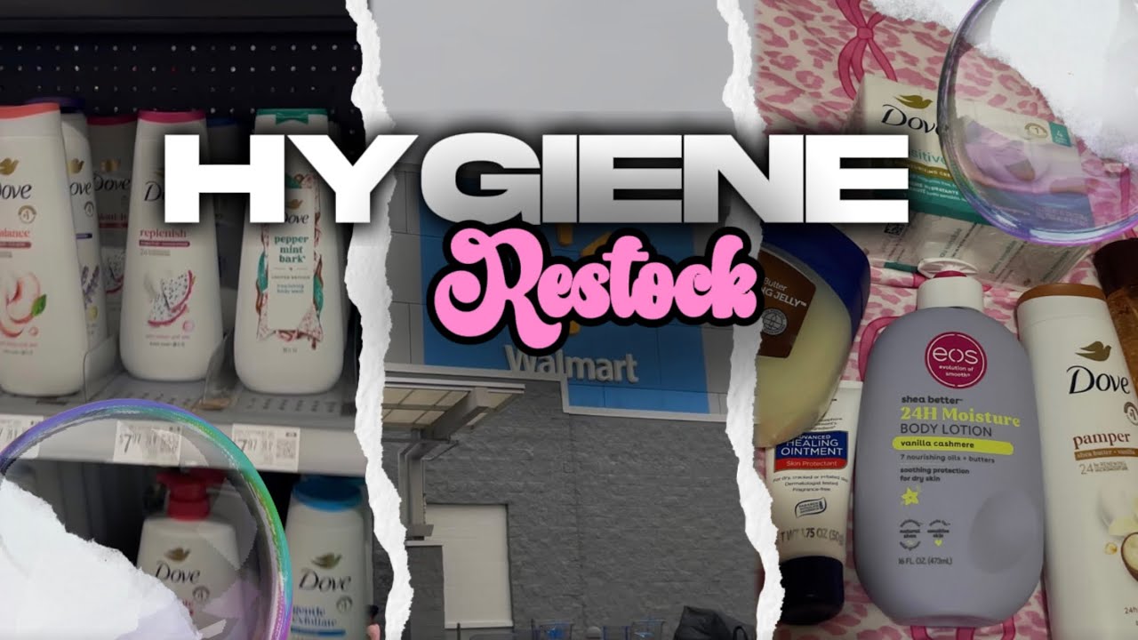 HYGIENE RESTOCK|| Eos,Dove,Vaseline ,etc ❤️❤️