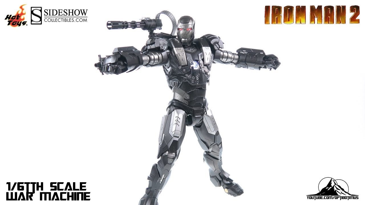 Hot Toys Iron Man 2 Die Cast WAR MACHINE Video Review