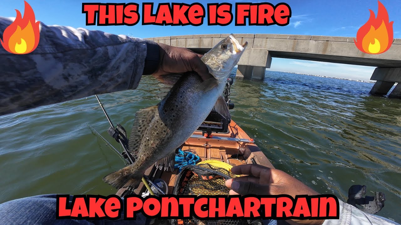My First Time catching Speckled Trout,and Sheepshead LakePontchartrain:#louisiana #kayakfishing