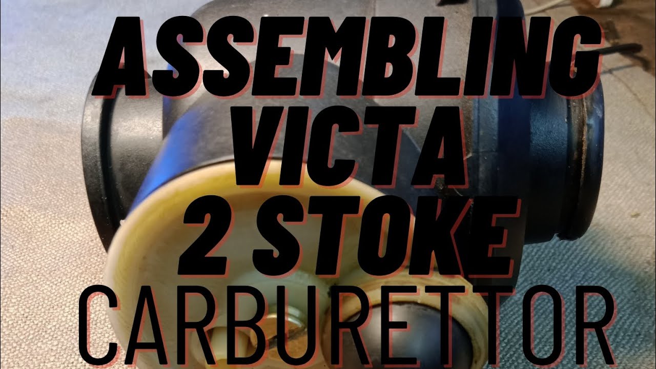 How to assemble a victa 2 stroke G4 carburetor