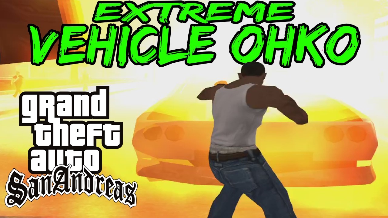 GTA San Andreas: Cars Explode From Any Damage | Full Any% NMG Speedrun