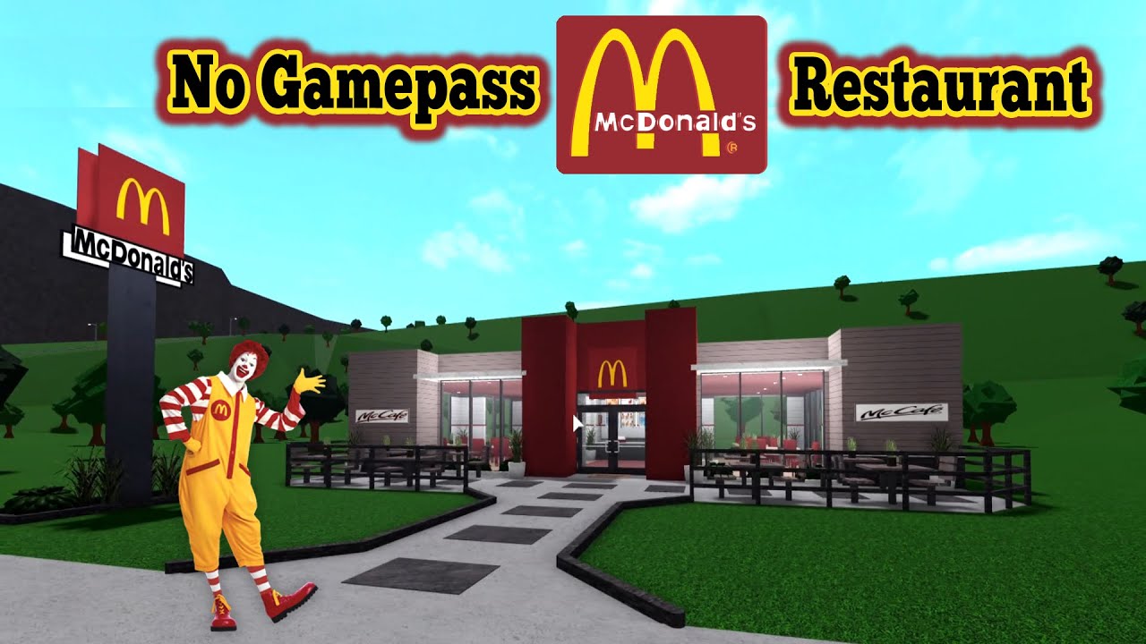 Roblox Bloxburg Speedbuild Mcdonald's Restaurant No Gamepass + Tour - Sept. 12, 2020, | Minami Oroi