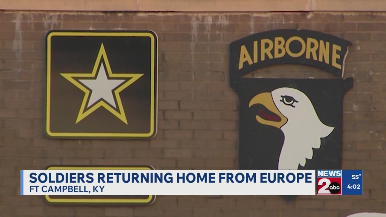Fort Campbell soldiers returning home from Europe