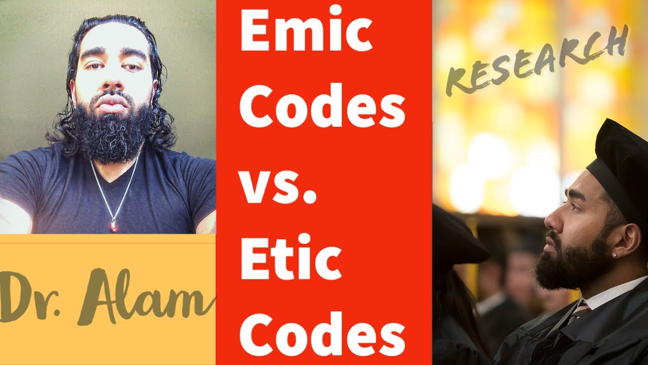 Emic Codes vs. Etic Codes