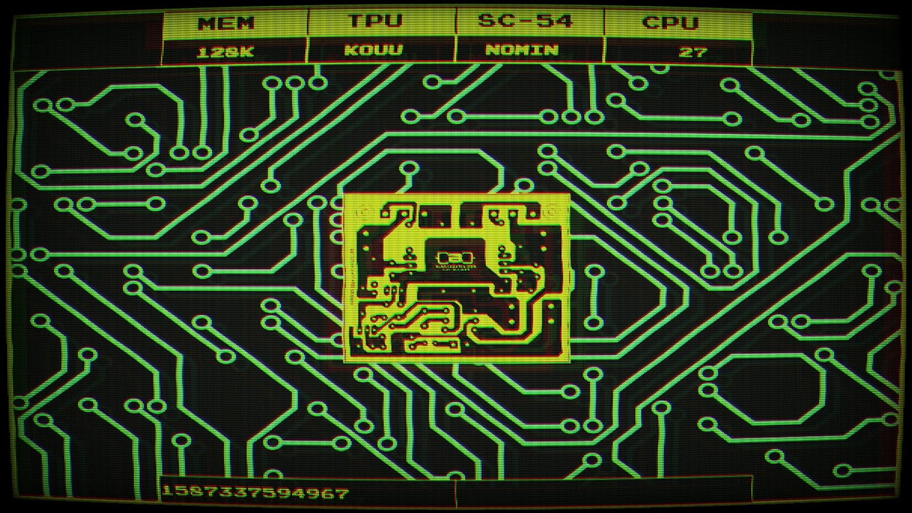 Retro Terminal Style Sci-Fi 