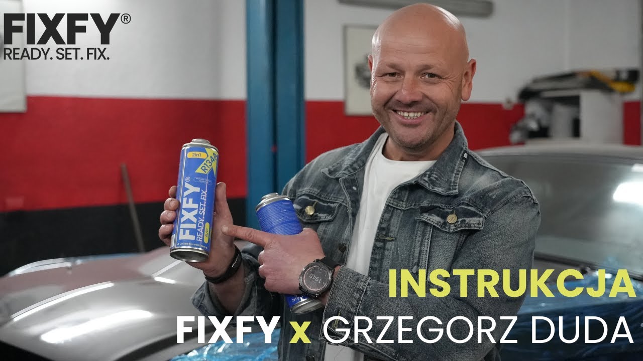 Jak samodzielnie uzupełnić klimatyzację z FIXFY? – krok po kroku z Grzegorzem Dudą