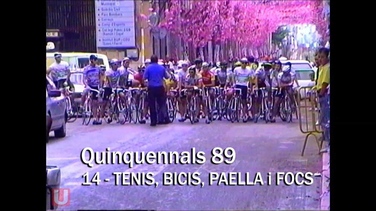 14 - TENIS, BICI, PAELLA ERMITA i FOCS artificials. Quinquennals 89 - Arxiu TVU