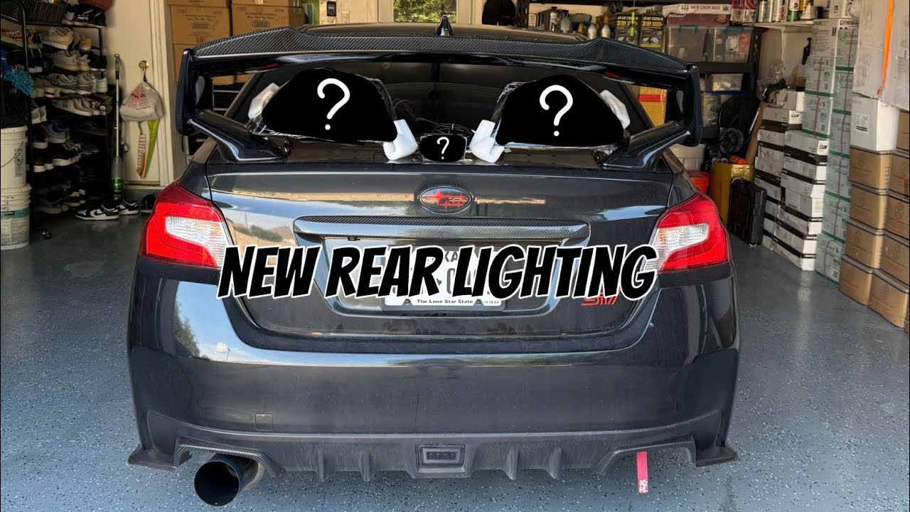 Installing New Tailights on the STI