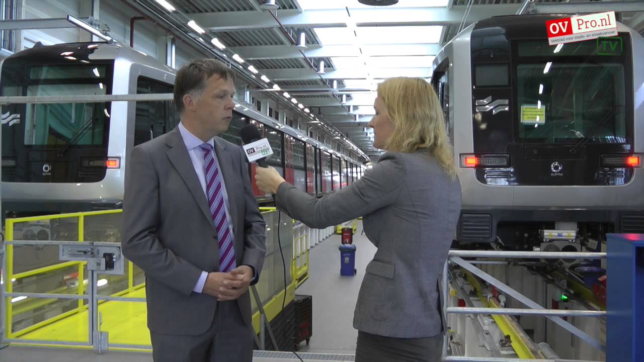 Nieuwe werkplaats GVB voor onderhoud Metro M5 (OVProTV)