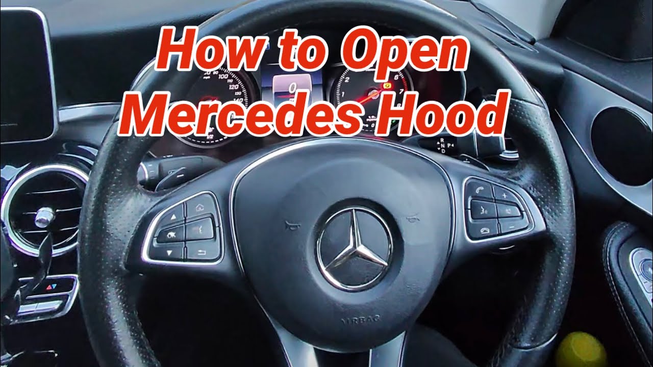 Mercedez C Class- How to Open the Hood/bonnet