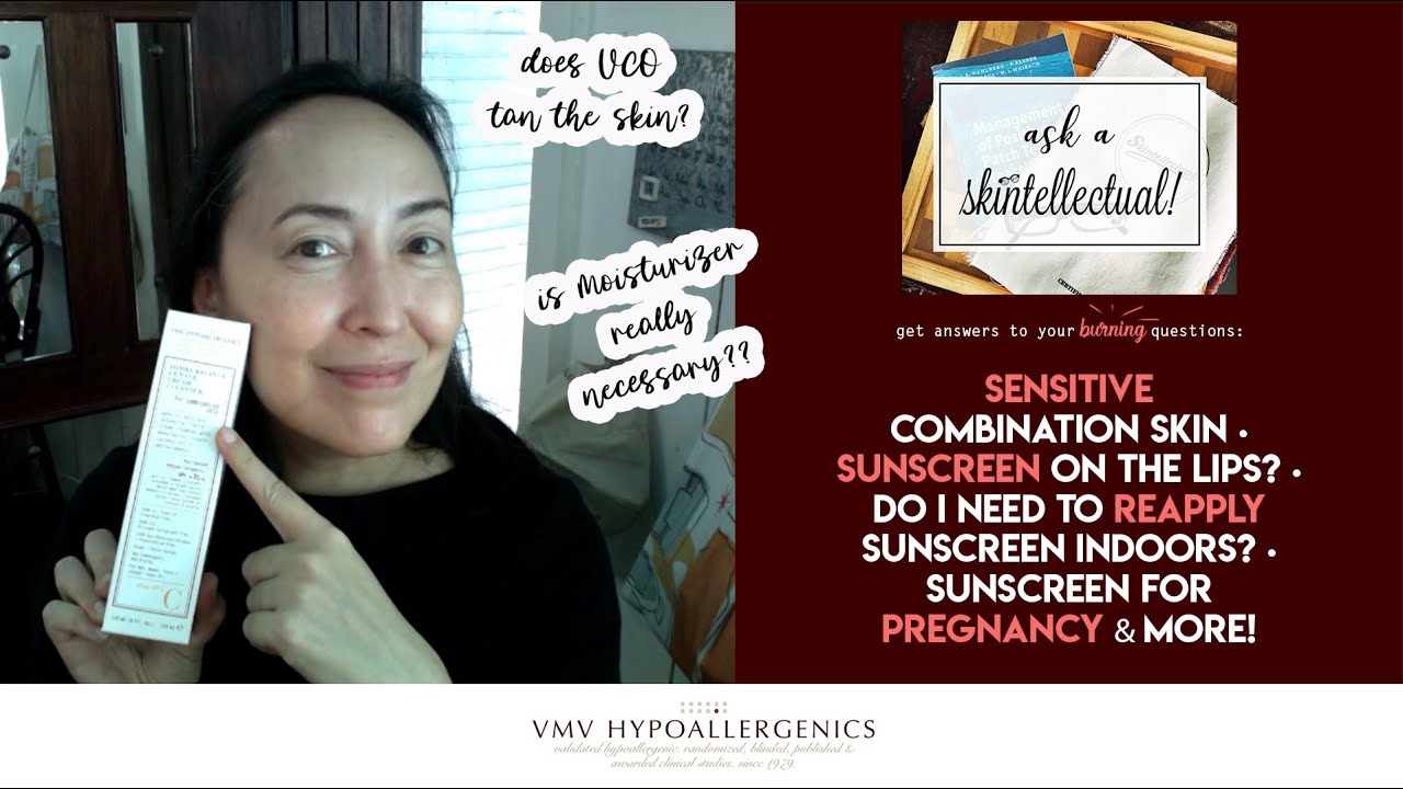 Reapply Sunscreen INSIDE? Moisturizer Really Needed? We Answer Your Questions! | VMV Hypoallergenics
