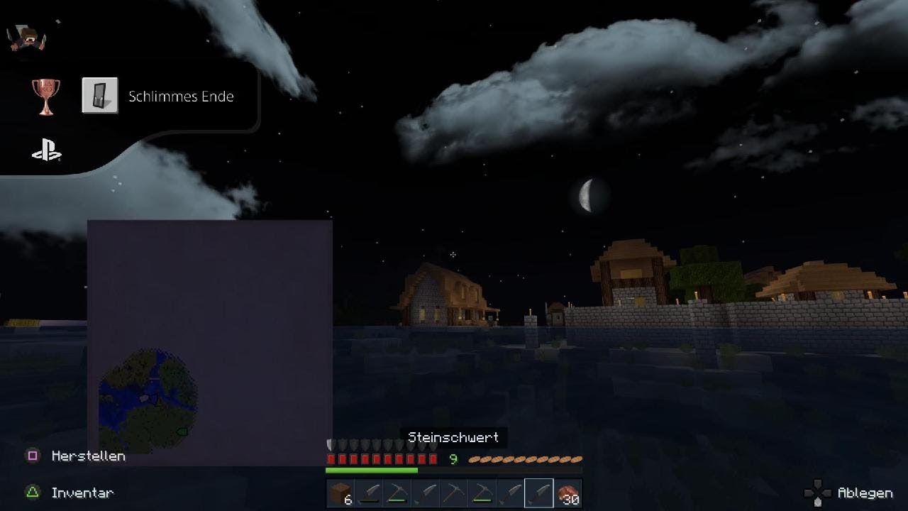 Troph&auml;e Minecraft: Schlimmes Ende
