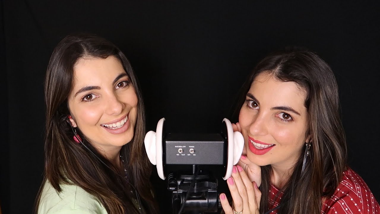 ASMR: GÊMEAS NO SEU OUVIDINHO, ARREPIANDO SEU CÉREBRO!