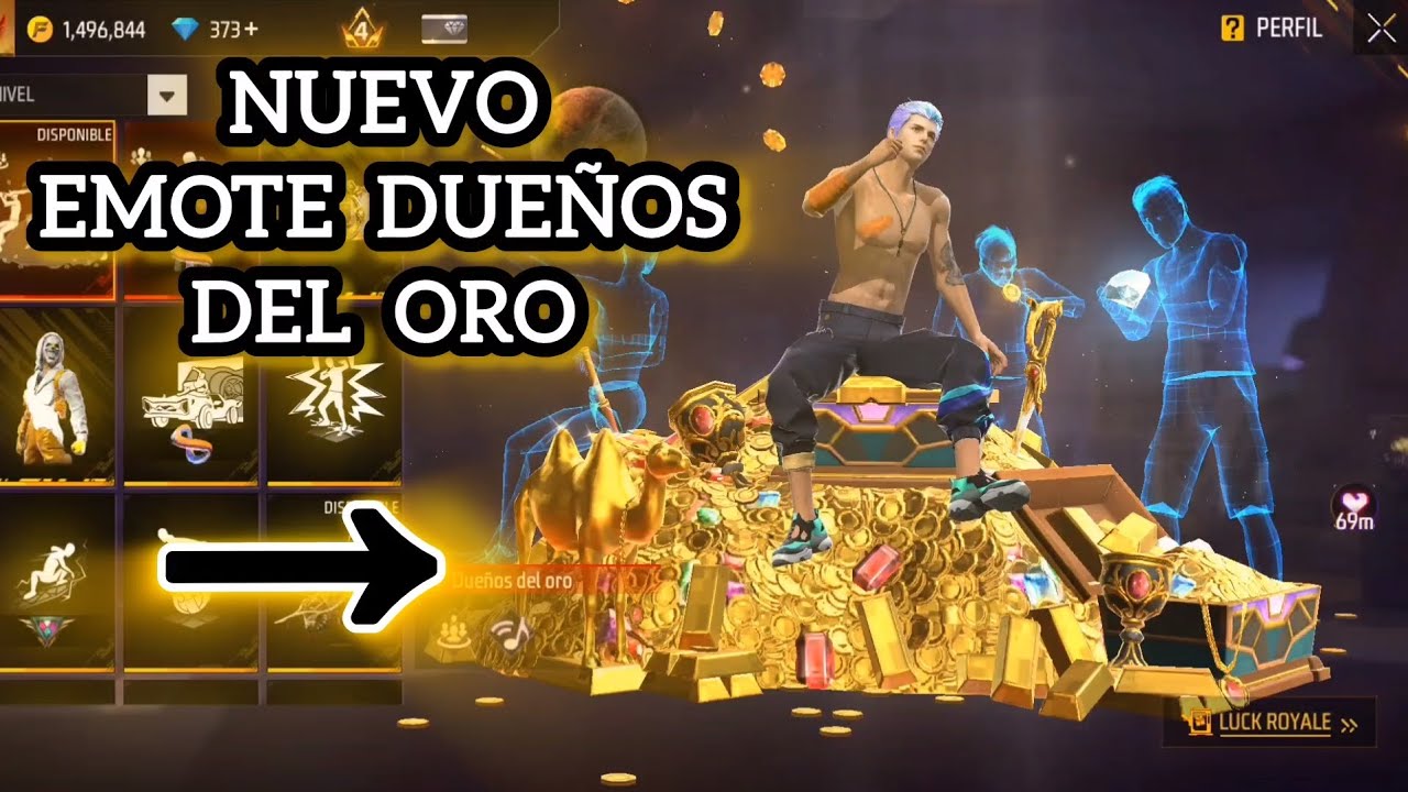🔴 EMOTE DUEÑOS DEL ORO 😱😱 EN RULETA MÁGICA | FREE FIRE🔥