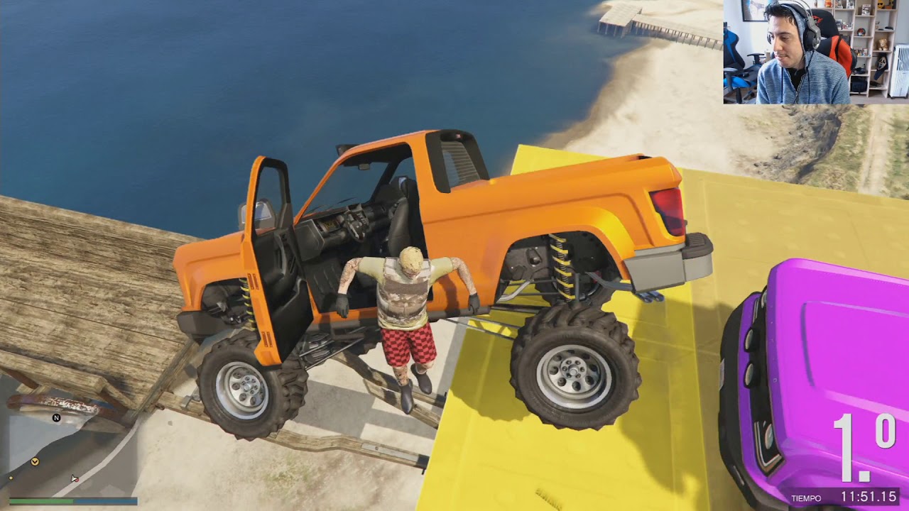 COCHE + BASE MILITAR SALE MAL! CARKOUR GTA V
