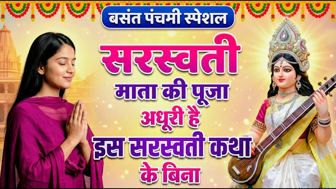 बसंत पंचमी स्पेशल - बसंत पंचमी की कथा - Basant Panchami Katha | सरस्वती माता की कथा Saraswati katha