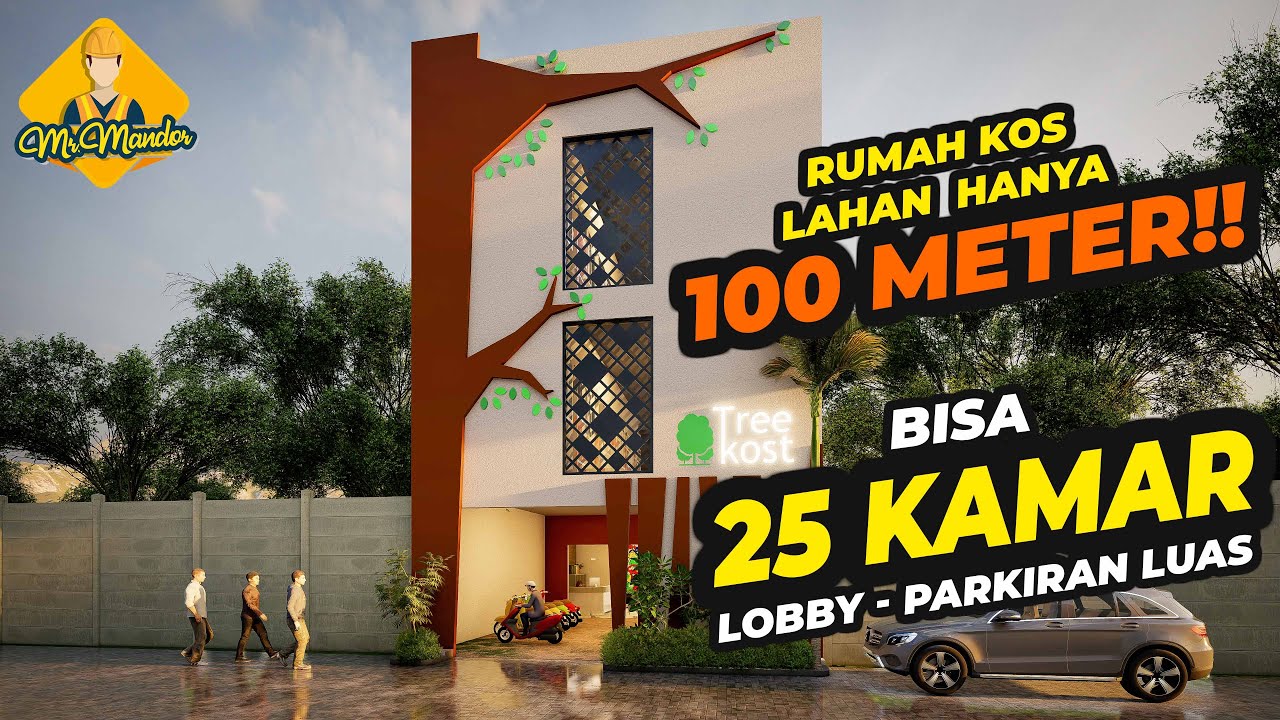 Rumah Kos Lahan 100 meter bisa 25 Kamar !!!