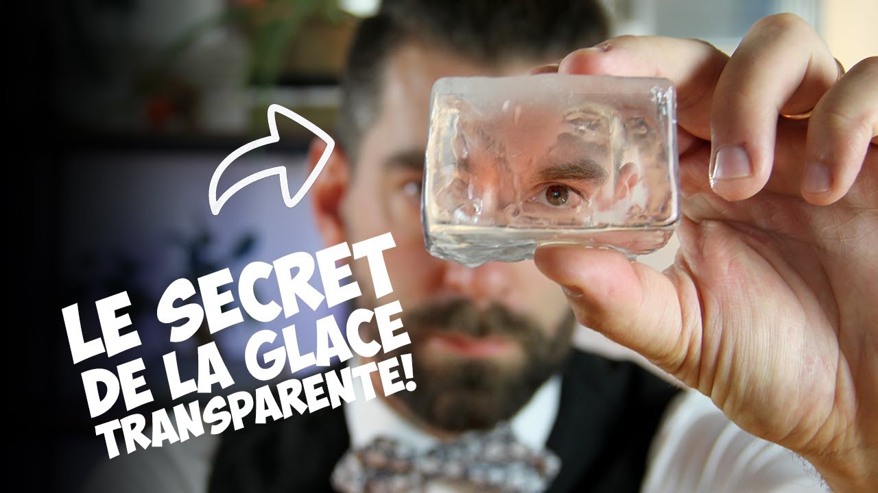 FAIS CA et tu ne seras jamais à cours de glace transparente!