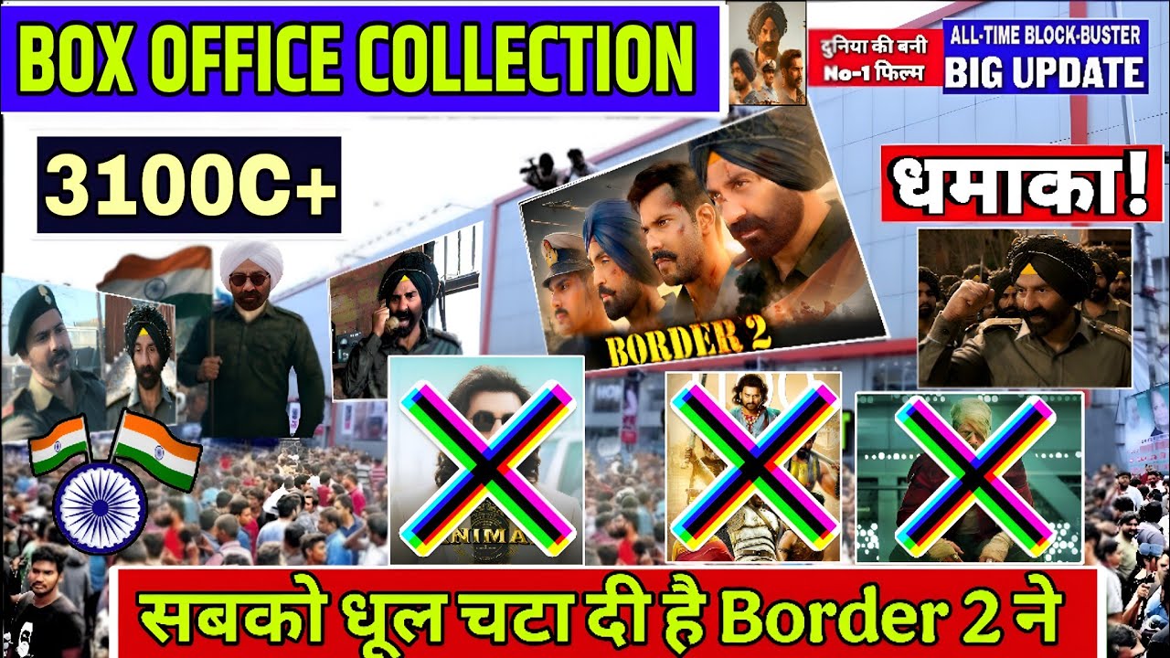 Border 2 Creates History: 3100+ Crore Box Office Storm | All-Time Blockbuster Big Update! Worldwide