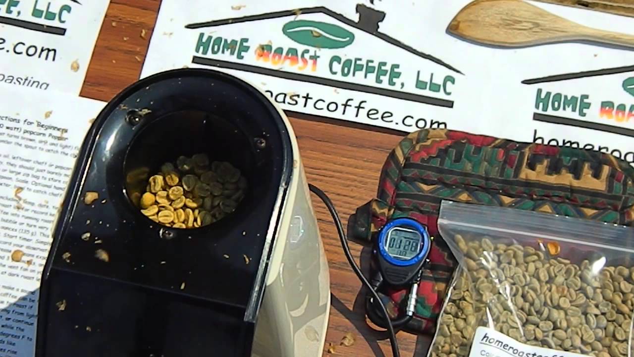 How to Roast Coffee with an air popper