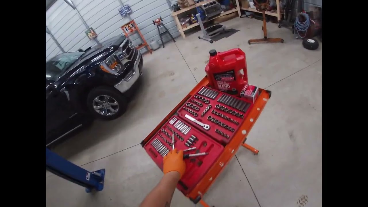 2018 Ford Edge oil change (detailed)