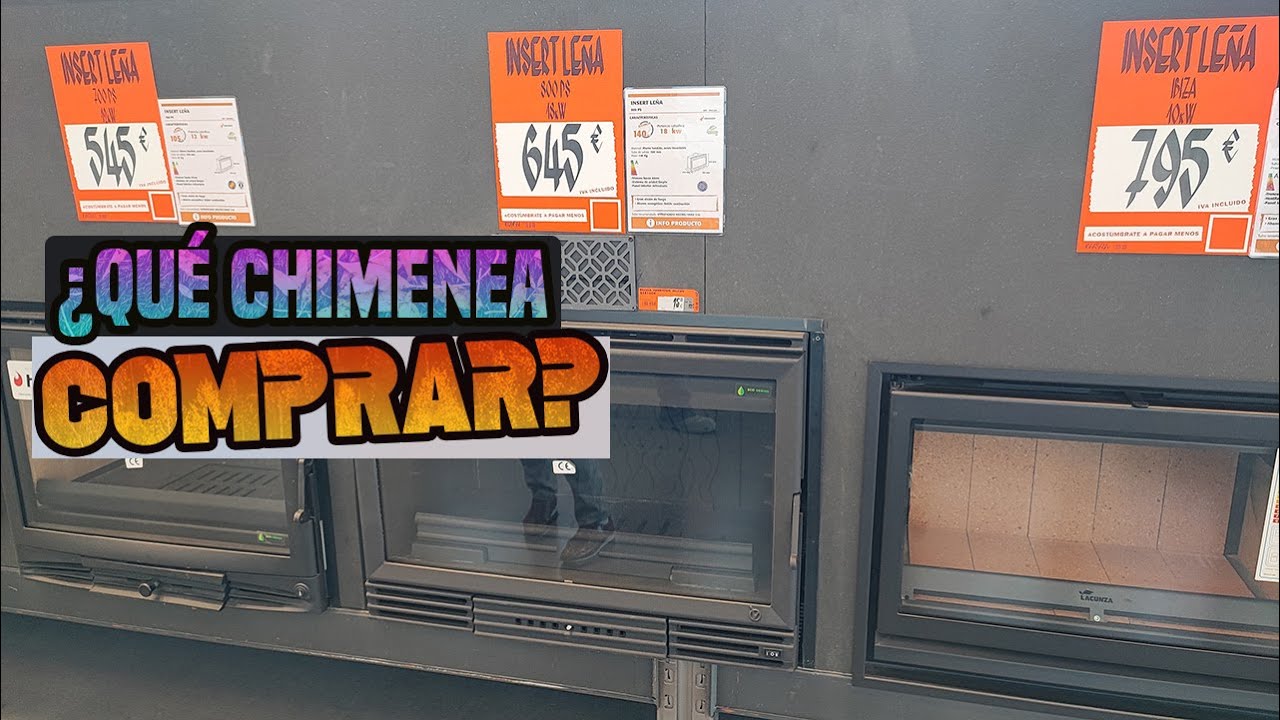 Que chimenea COMPRAR ? | Enseño dos tipos de chimeneas en pleno funcionamiento