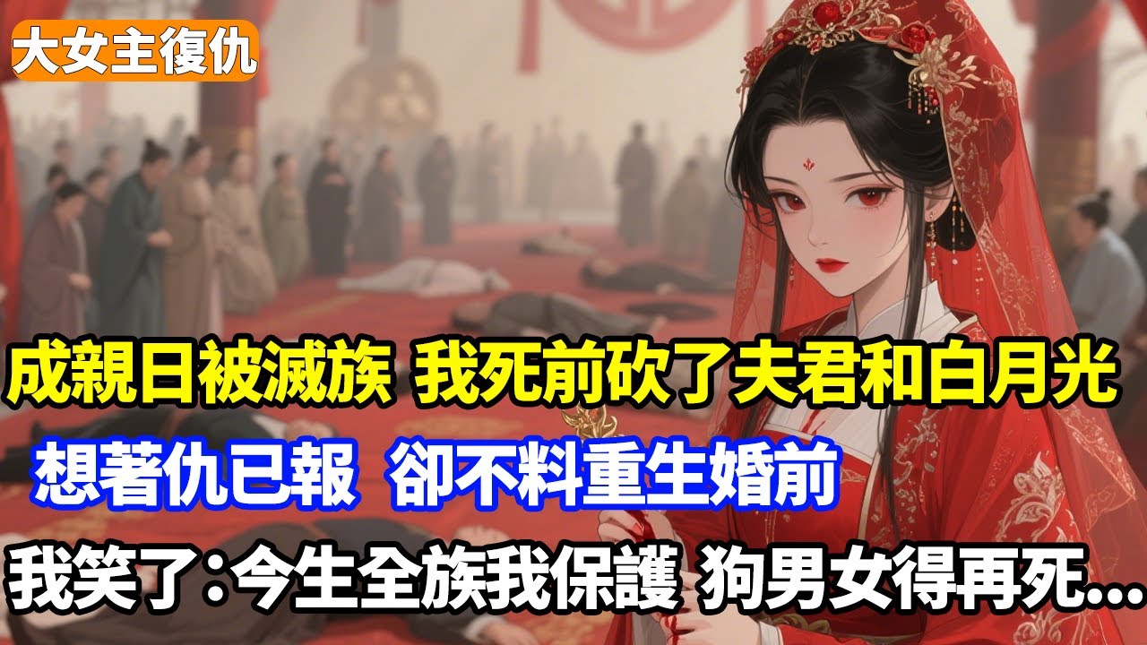 成親日我被滅族，我死前砍了夫君和他白月光，想著仇已報，卻不料重生婚前，我笑了：今生全族我保護，但狗男女得再死一次