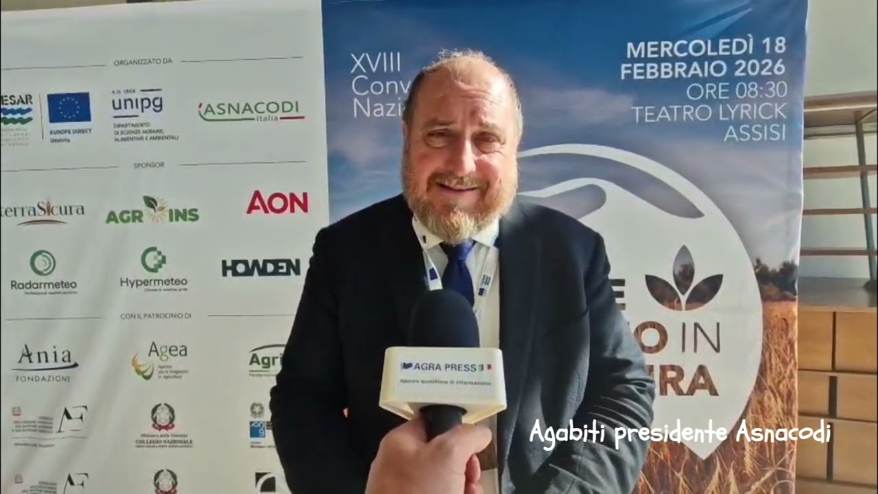 XVIII Convegno nazionale su gestione rischio in agricoltura: intervista Agabiti, presidente Asnacodi
