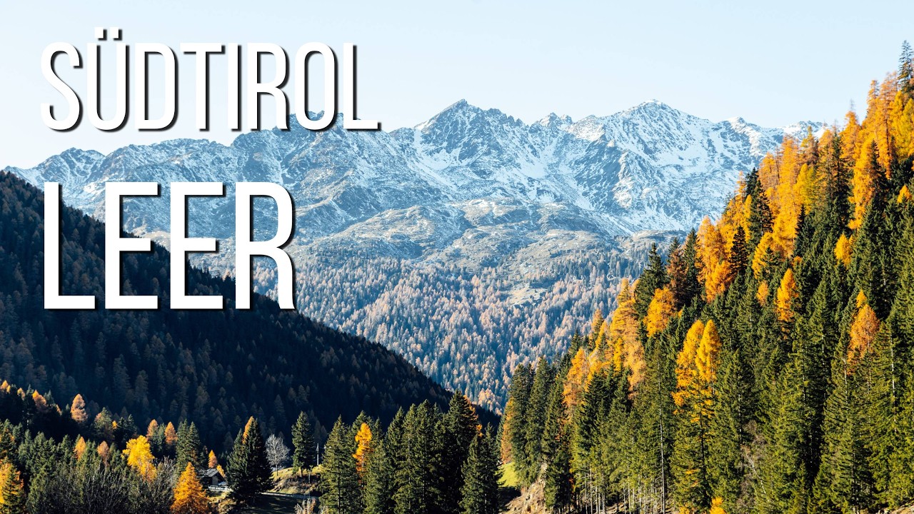 Südtirol mit dem Wohnmobil im November - Warum das die BESTE Idee ist!