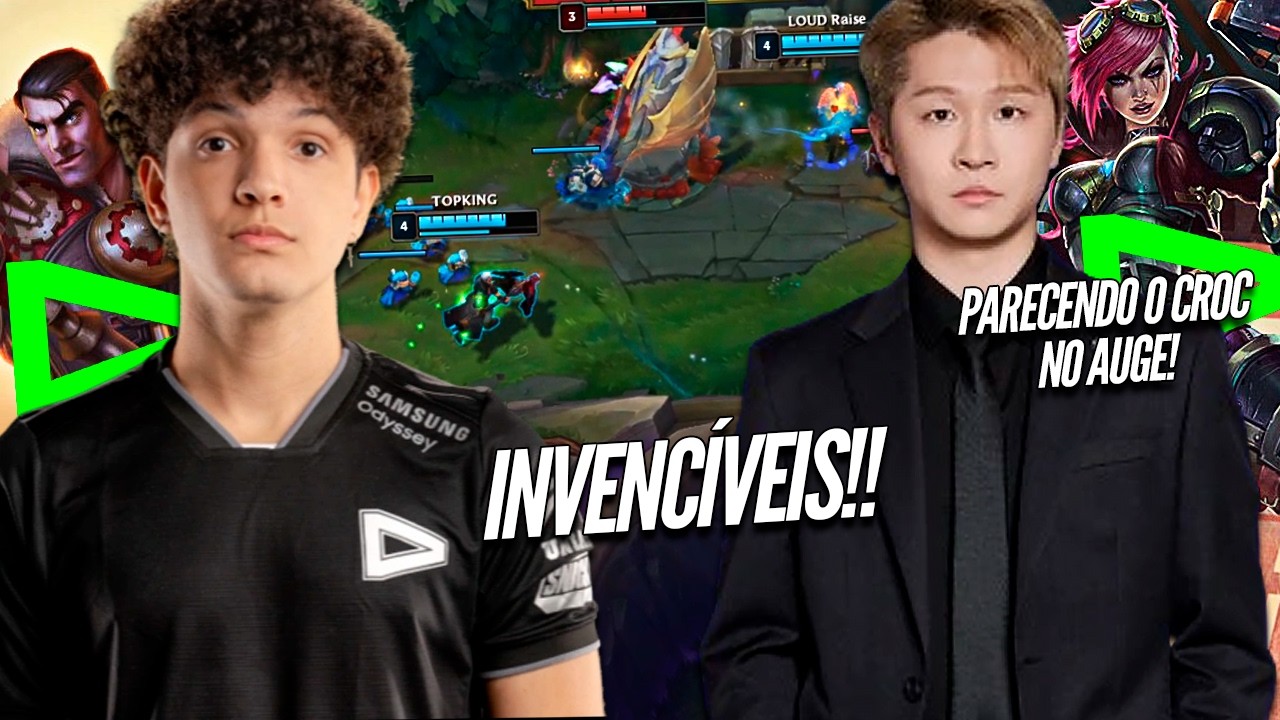 LOUD XYNO e LOUD RAISE ESTÃO DESTRUINDO no DUO, RAISE PARECENDO O CROC! - TREINO CBLOL 2026