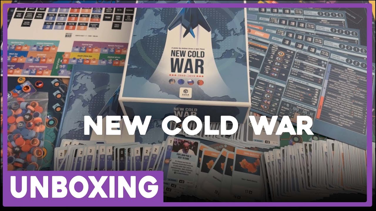 Unboxing | New Cold War | Vuca Simulations | The Players' Aid