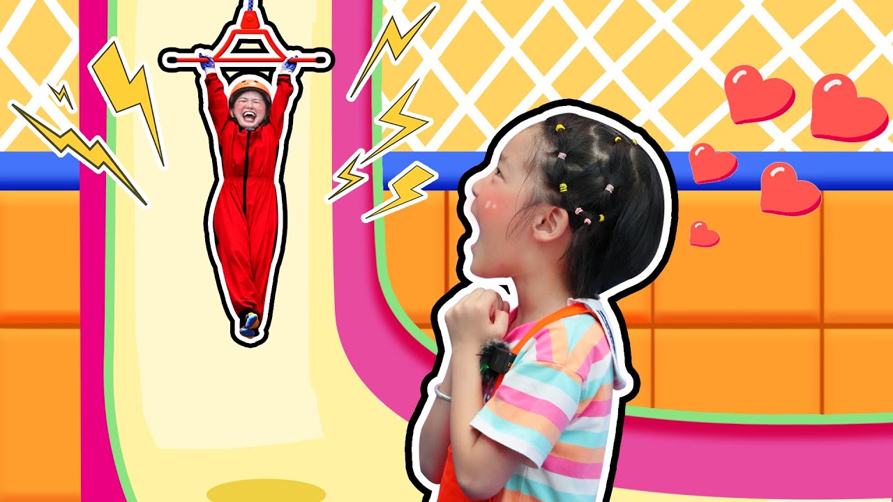 趣味探店：晶晶姊姊帶你去融創體育世界！GIGI Visits Sport Theme Playground  / Play with GIGI/  Education for Children