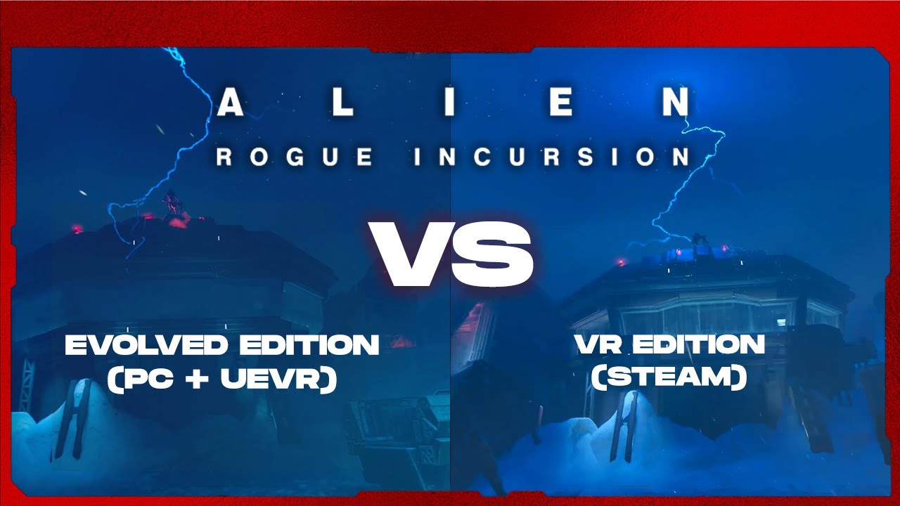 Alien Rogue Incursion Evolved PC vs VR (UEVR)