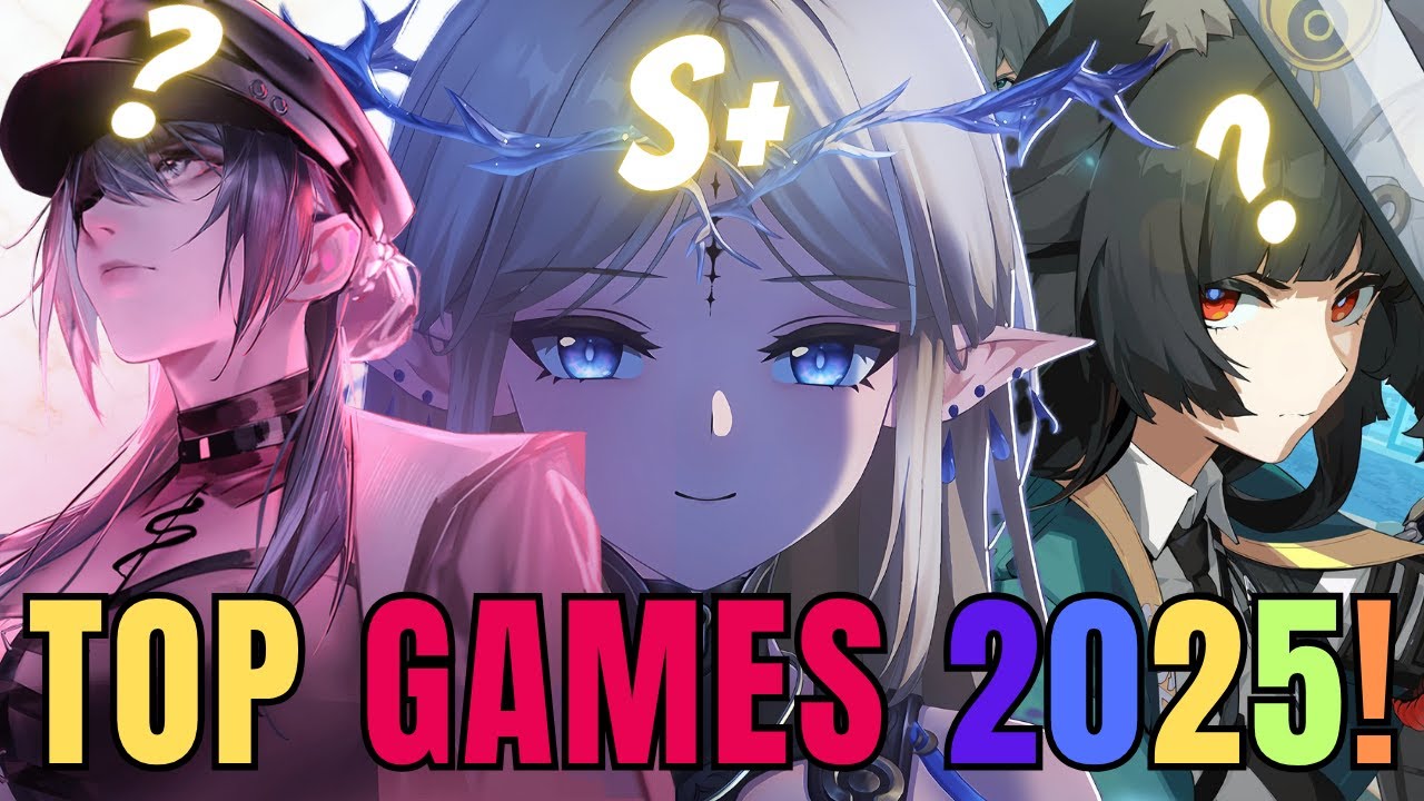 The BEST Gacha Games I still Play and Love in 2025 Tier List!