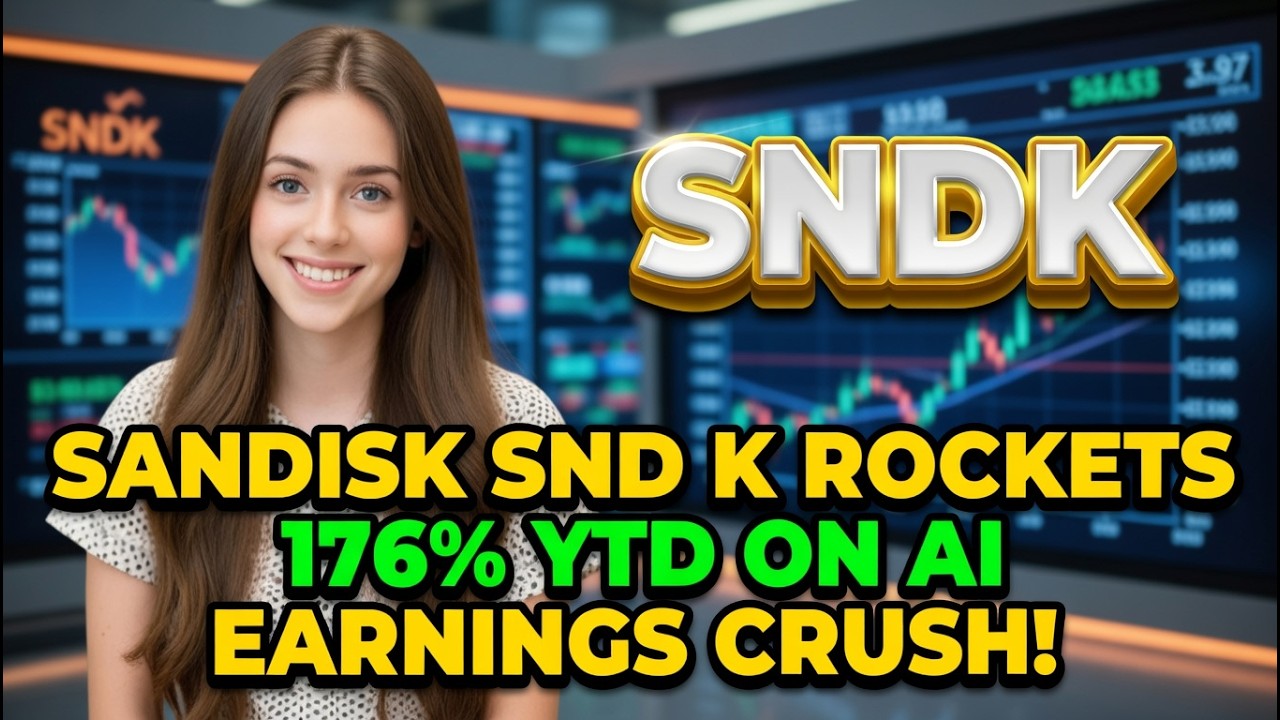 Акции SanDisk (SNDK) выросли на 176% с начала года благодаря впечатляющим результатам по ИИ! | Ан...