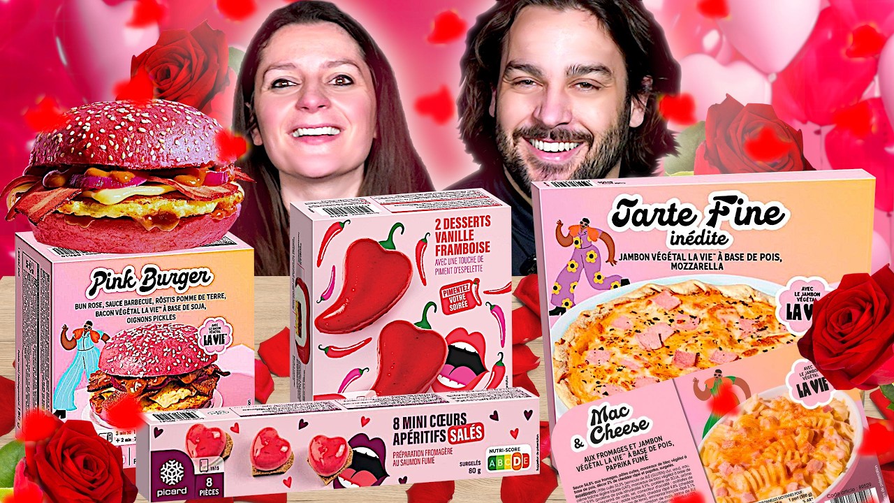 Dégustation PICARD Saint VALENTIN en Mode Végétarien ! ( Picard LA VIE )