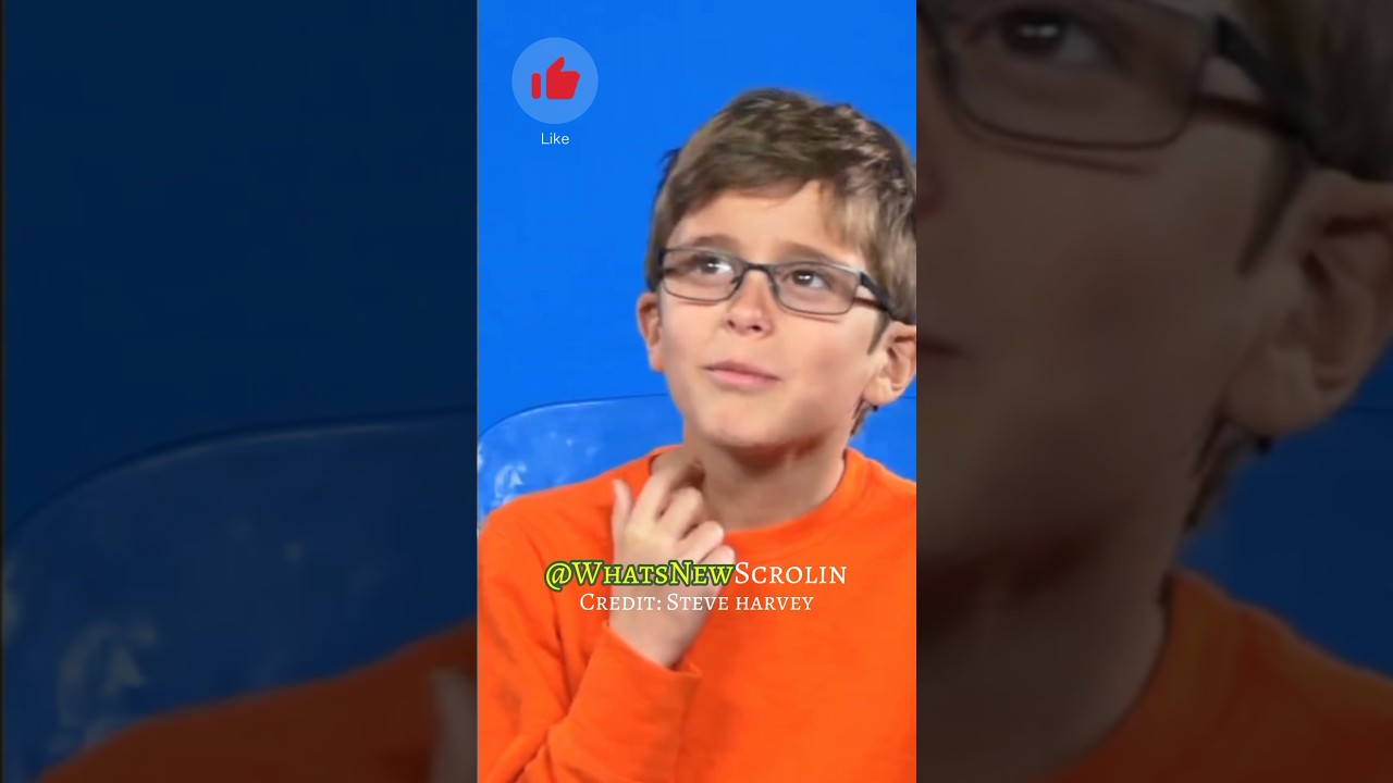 Crush telling by kids in Steve Harvey show #shorts #funny