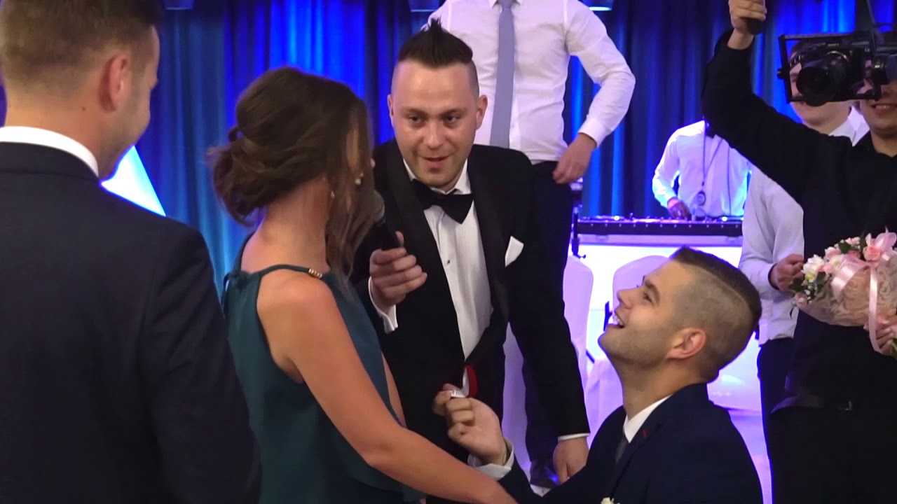 Zaręczyny na weselu/ engagement surprise wedding