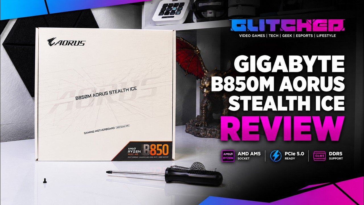 Gigabyte B850M AORUS Stealth Ice Gaming Motherboard Review