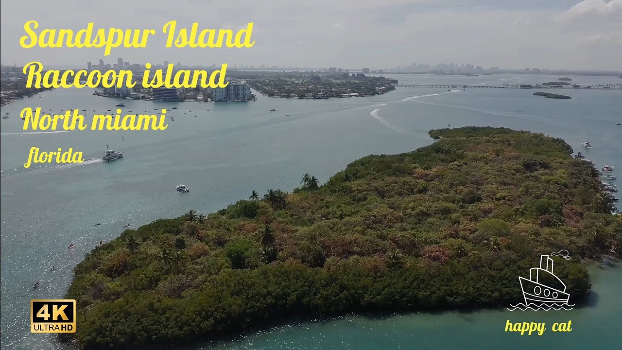 Sandspur Island #northmiamibeach #beautiful #followme #dronevideo #nature 