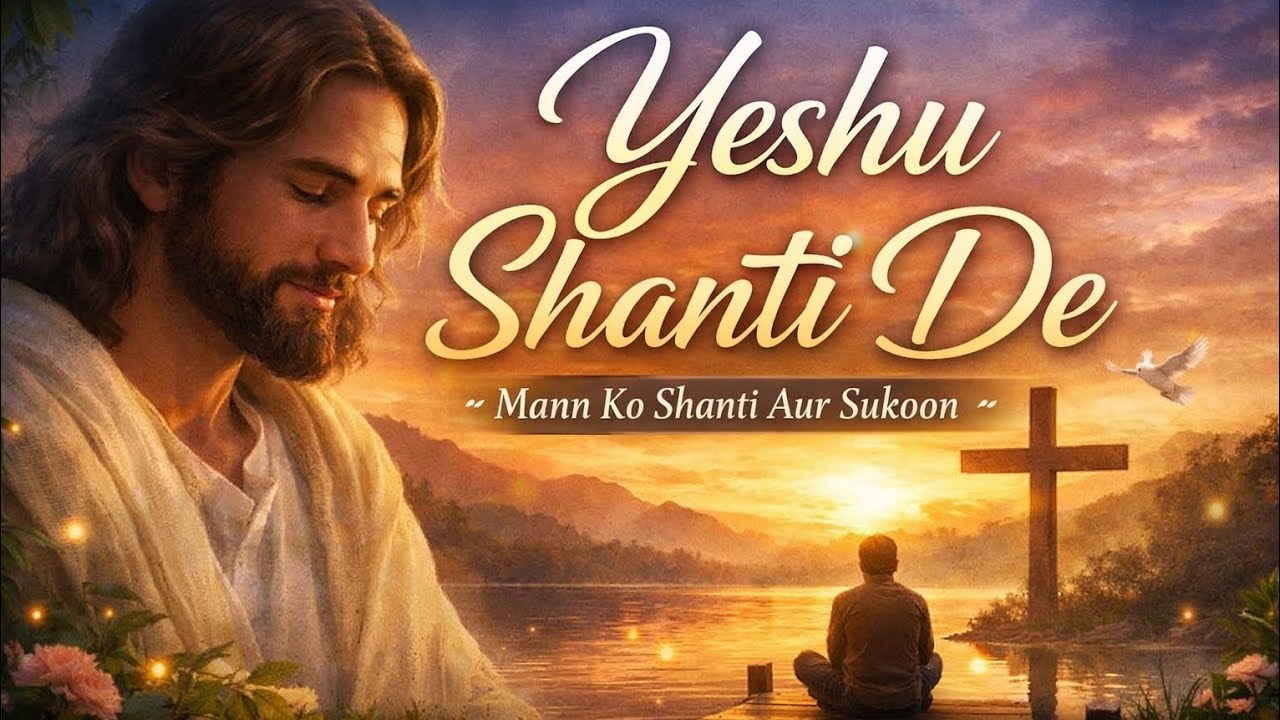 Yeshu Shanti De 🌿 | Peaceful Hindi Worship Song | Relaxing Christian Music