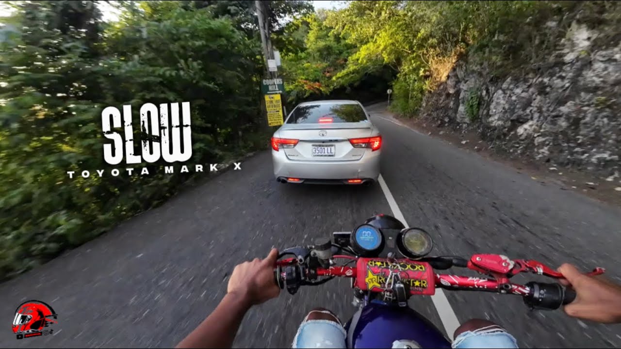 Can My Slow Zamco 250cc Outrun A Toyota Mark X 250G || Jamaican Bike Life 🇯🇲
