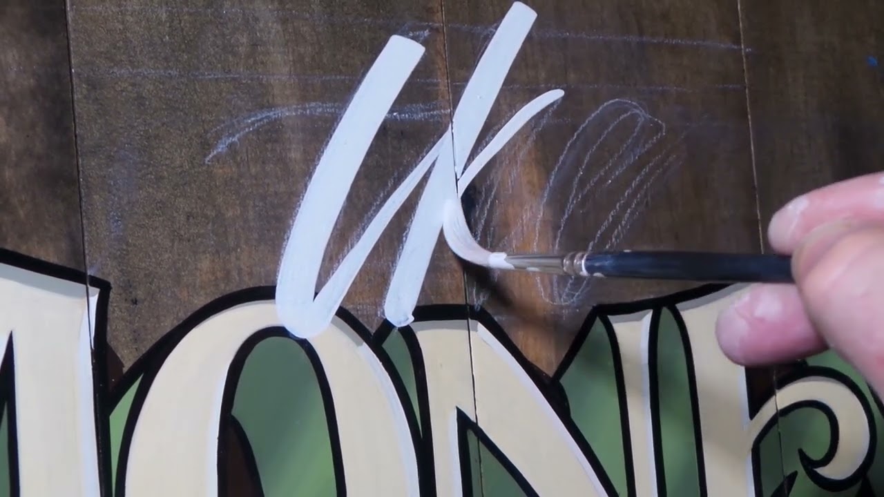 Signwriting Brush Script by John King
