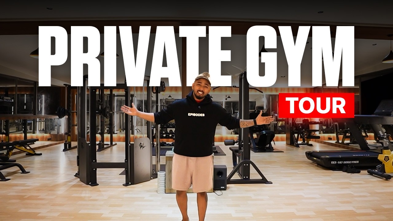 I MADE MY OWN PRIVATE GYM AT HOME