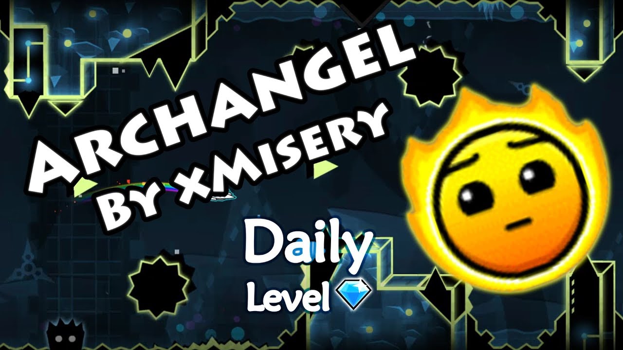 Geometry Dash - Archangel (By xMisery) ~ Daily Level #298 [All Coins]