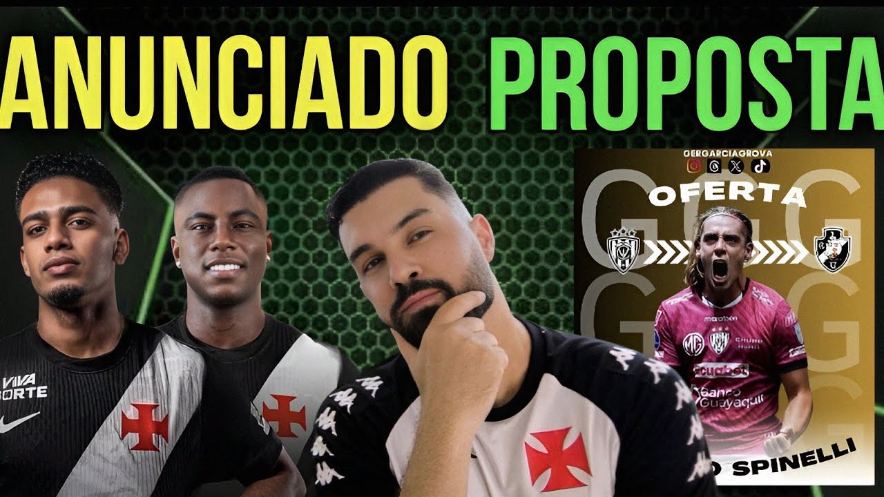 🚨VASCO FAZ PROPOSTA POR SPINELLI E ANUNCIA ATACANTE/HINESTROZA FALOU EM COLETIVA