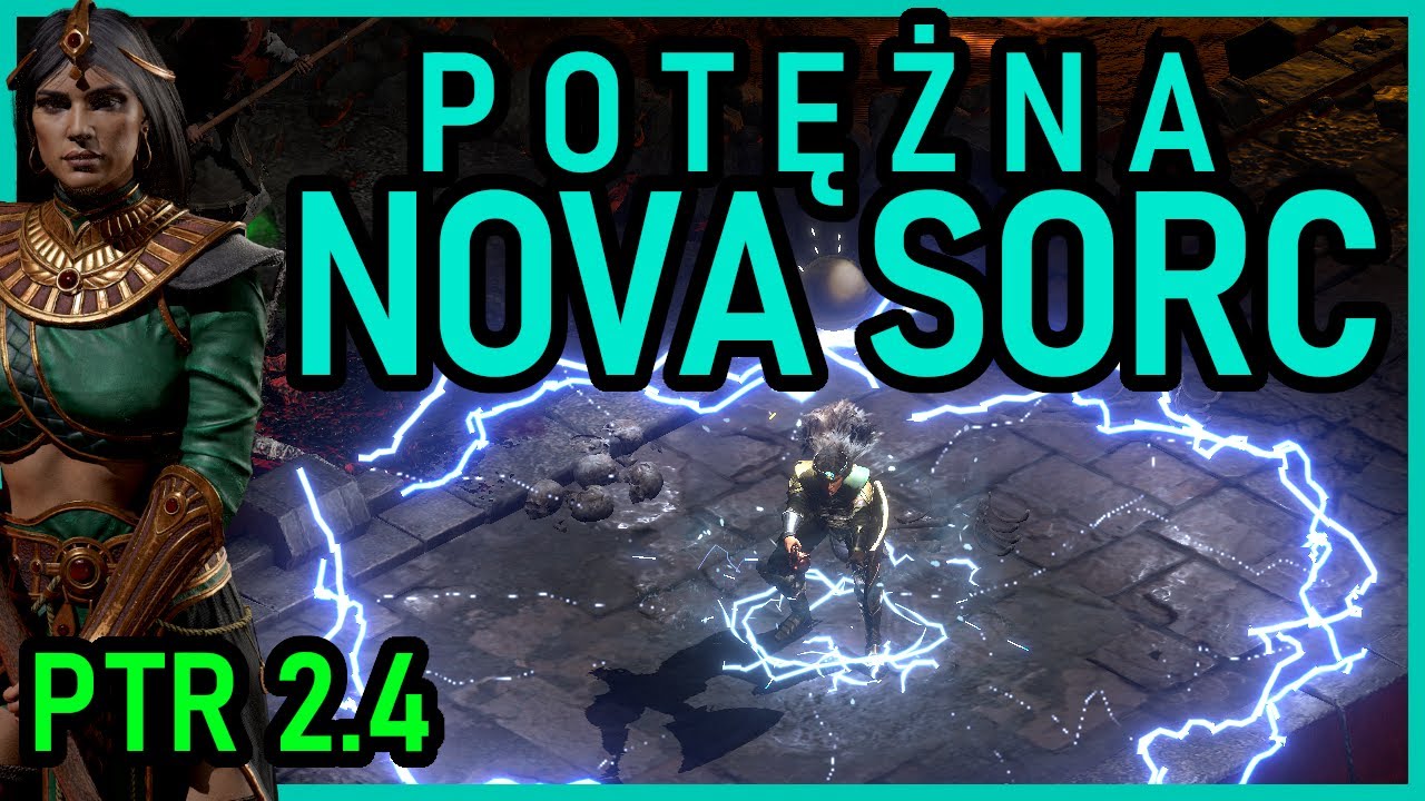 *NOVA SORC* - CZARODZIEJKA POD NOVĘ! BARDZO SILNA!!! PTR PATCH 2.4 DIABLO 2: RESURRECTED PORADNIK