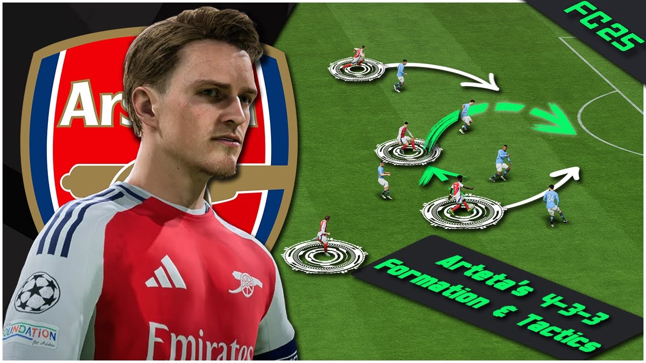 Recreate Arsenals 4-3-3 Tactics Under Mikel Arteta | EA FC 25