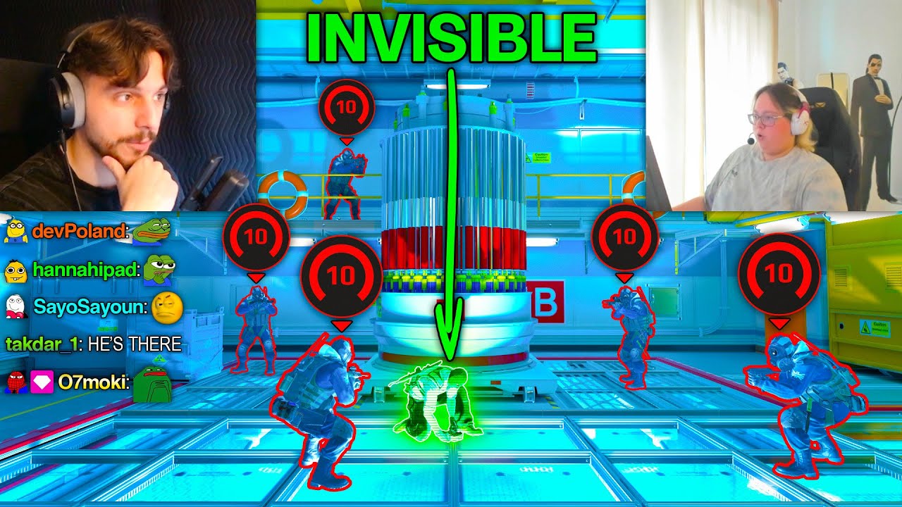 INVISIBLE MAGIXX vs. 5 FACEIT LEVEL 10s (1v5)
