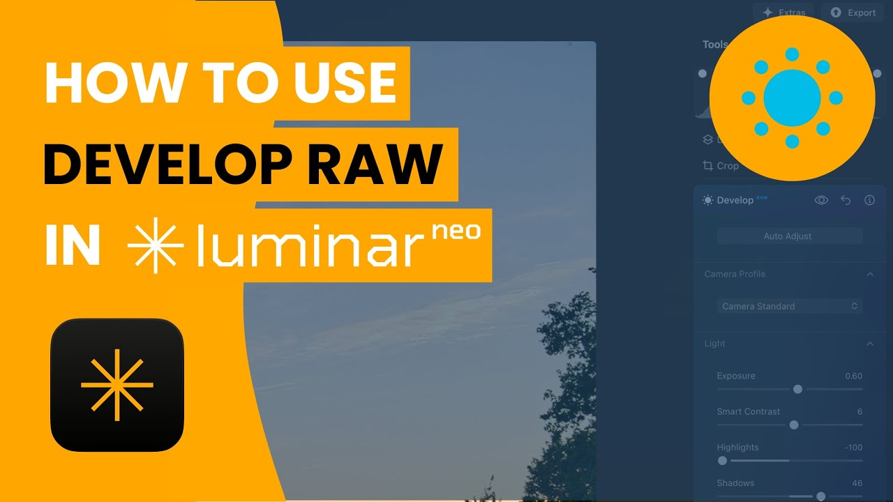Luminar NEO: How to use DEVELOP RAW tool